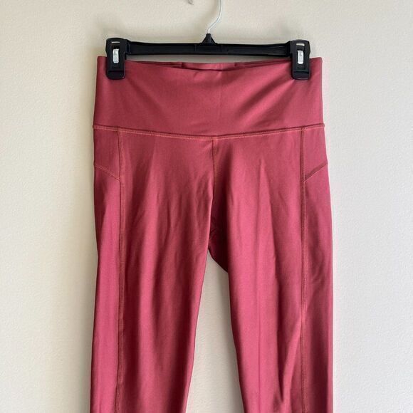 Under Armour heat gear hi-rise leggings in‎ rust Womens Size M Athletic Yoga - Picture 3 of 8